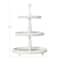 Hello Honey® 24.8" White 3-Tier Decorative Wood Tray